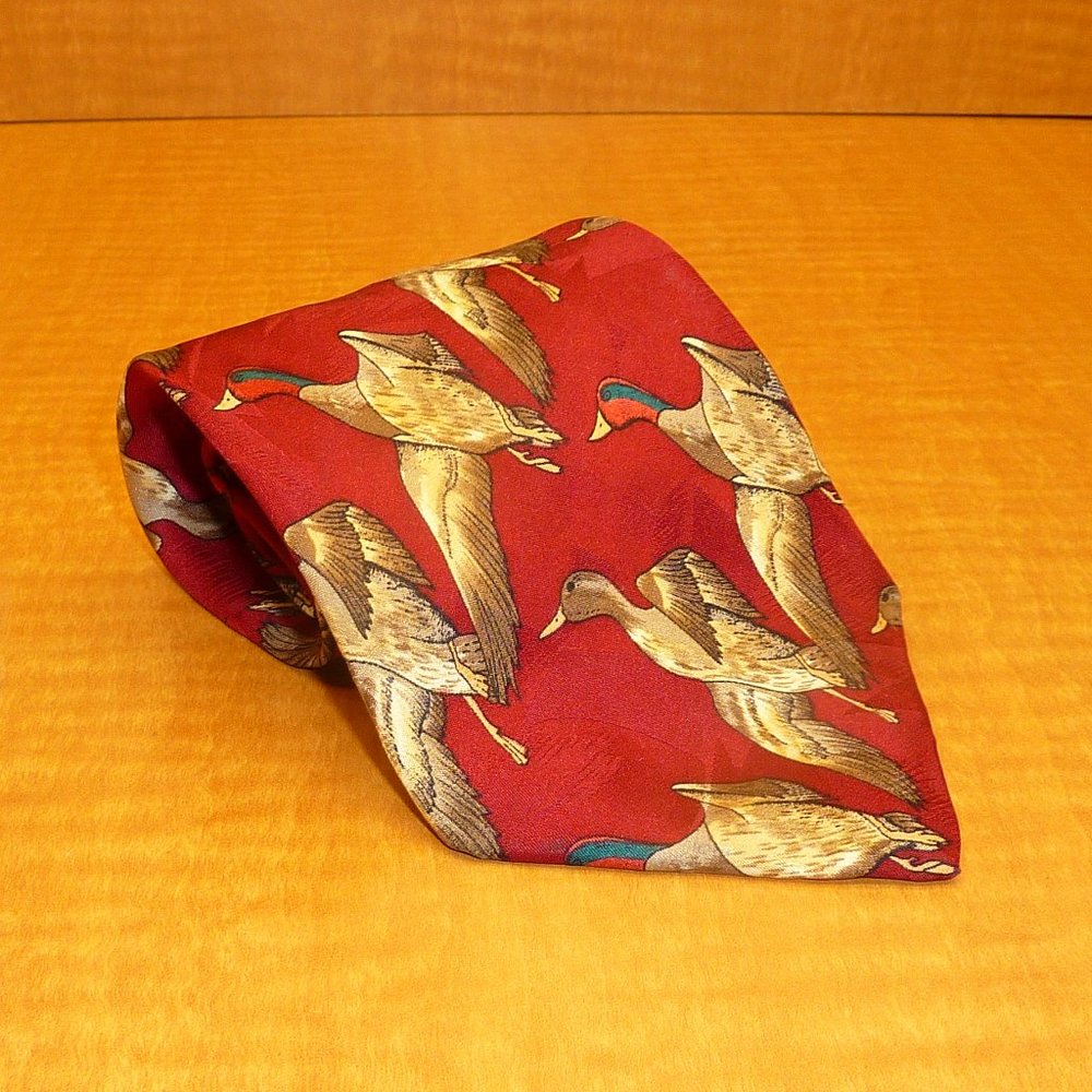 Men's Red Duck Tie